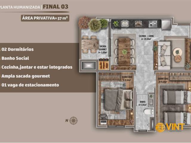 Apartamento para Venda em Caxias do Sul - 3
